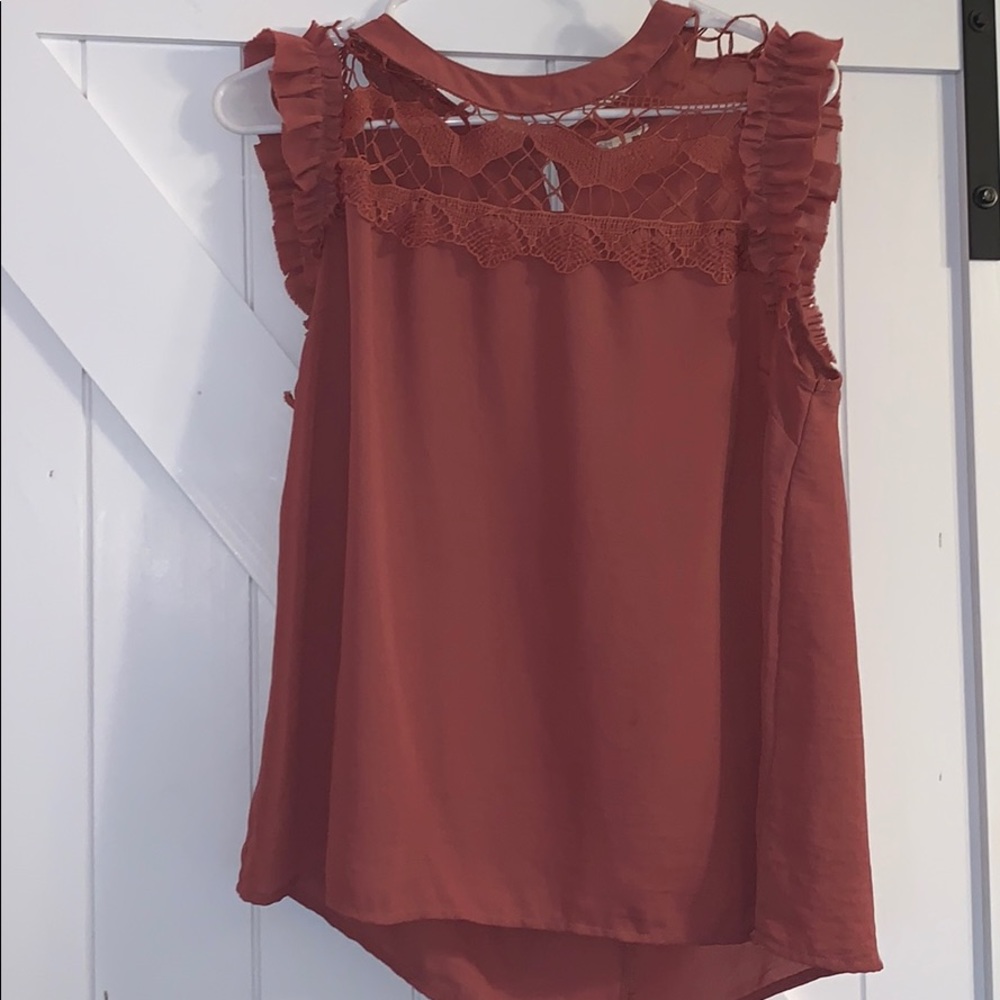 Lace tank top